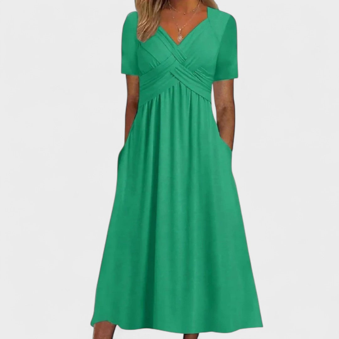 Riley - Dress With V Neck For Women