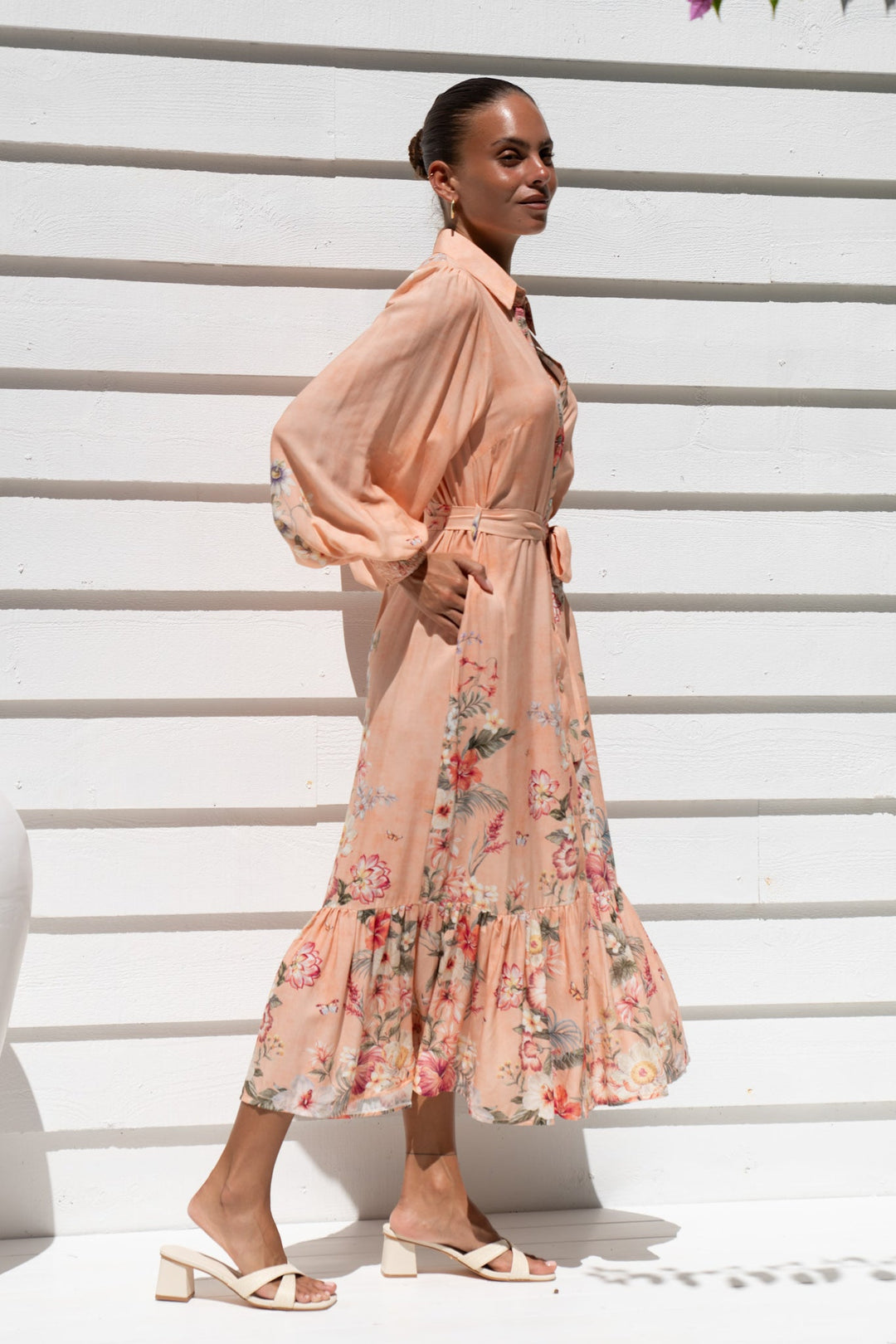 Saint Tropez - Long Sleeve Maxi Dress