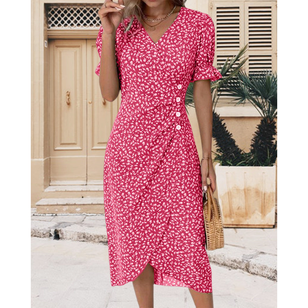 Florence™ - Elegant Wrap Dress