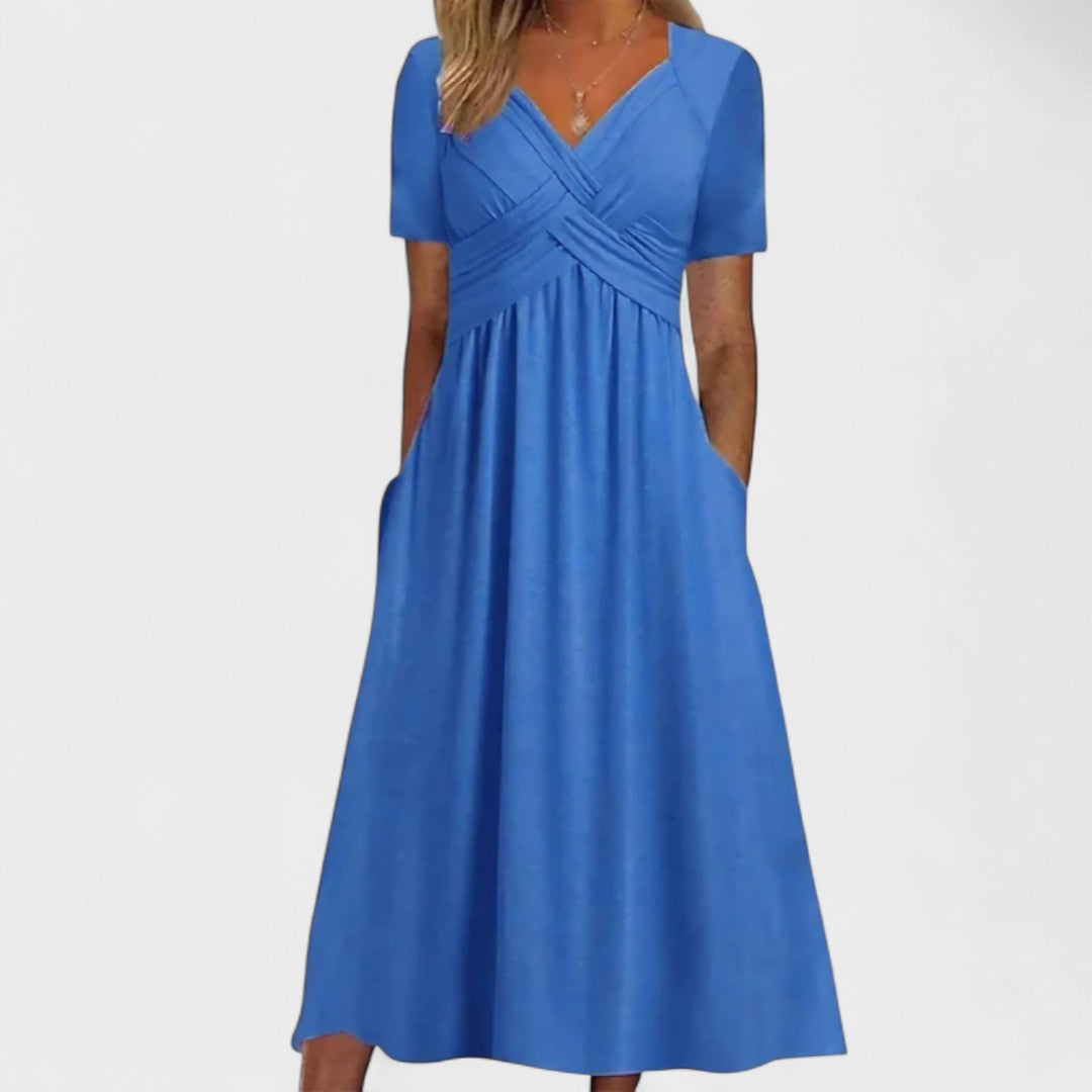 Riley - Dress With V Neck For Women