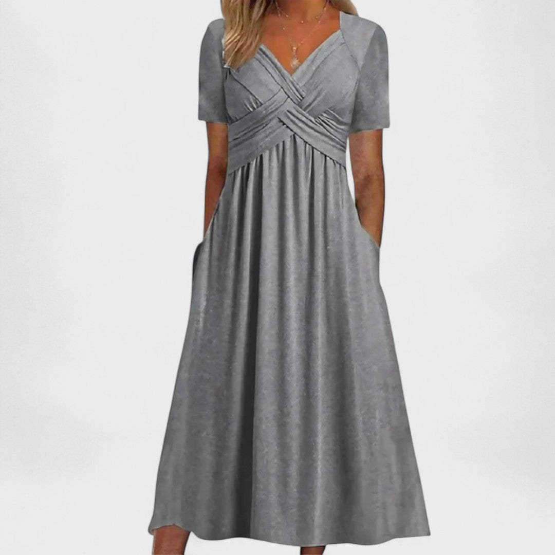 Riley - Dress With V Neck For Women