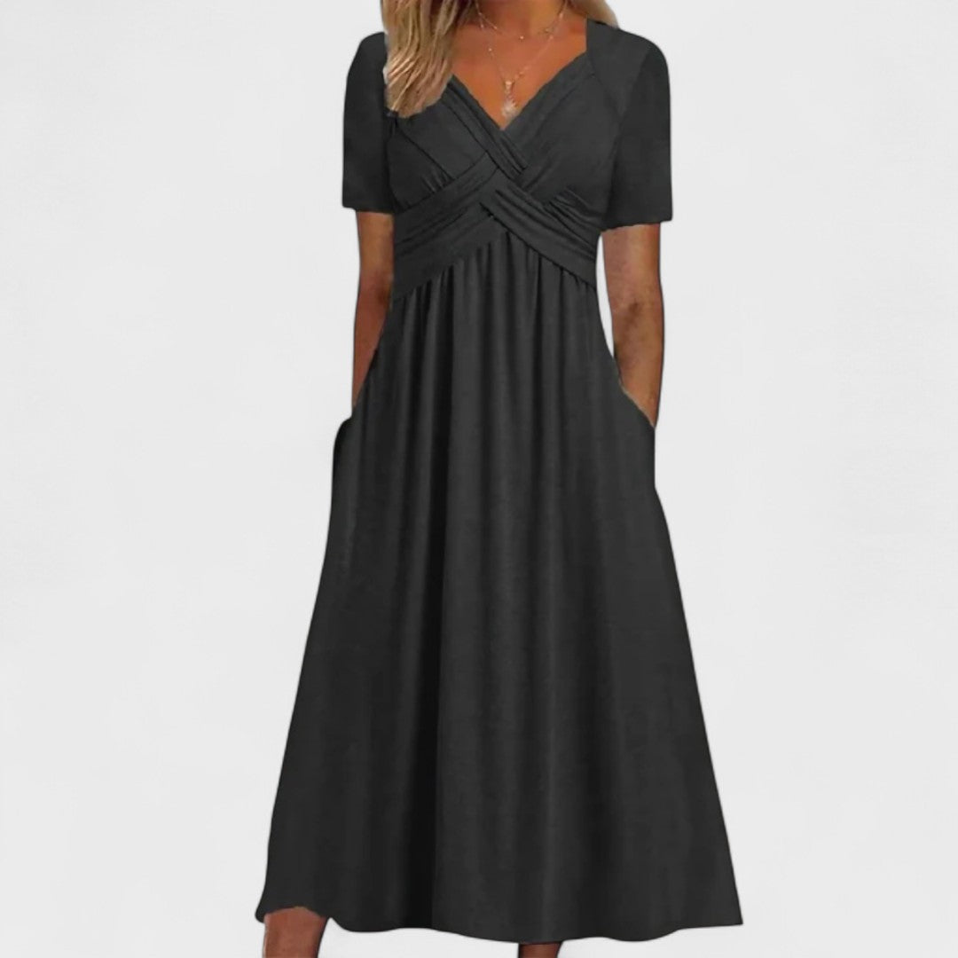 Riley - Dress With V Neck For Women