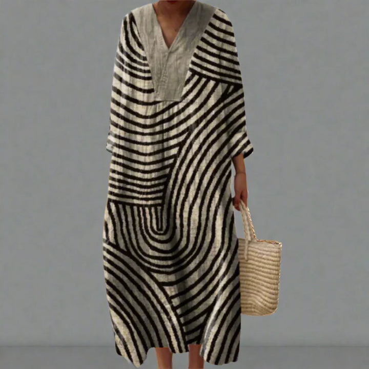 Lia™ | Elegant Geometric Dress